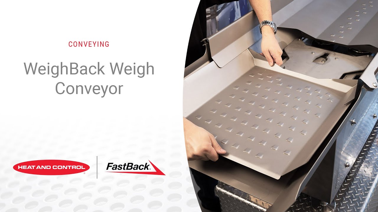 WeighBack™ Weigh Conveyor | Heat and Control