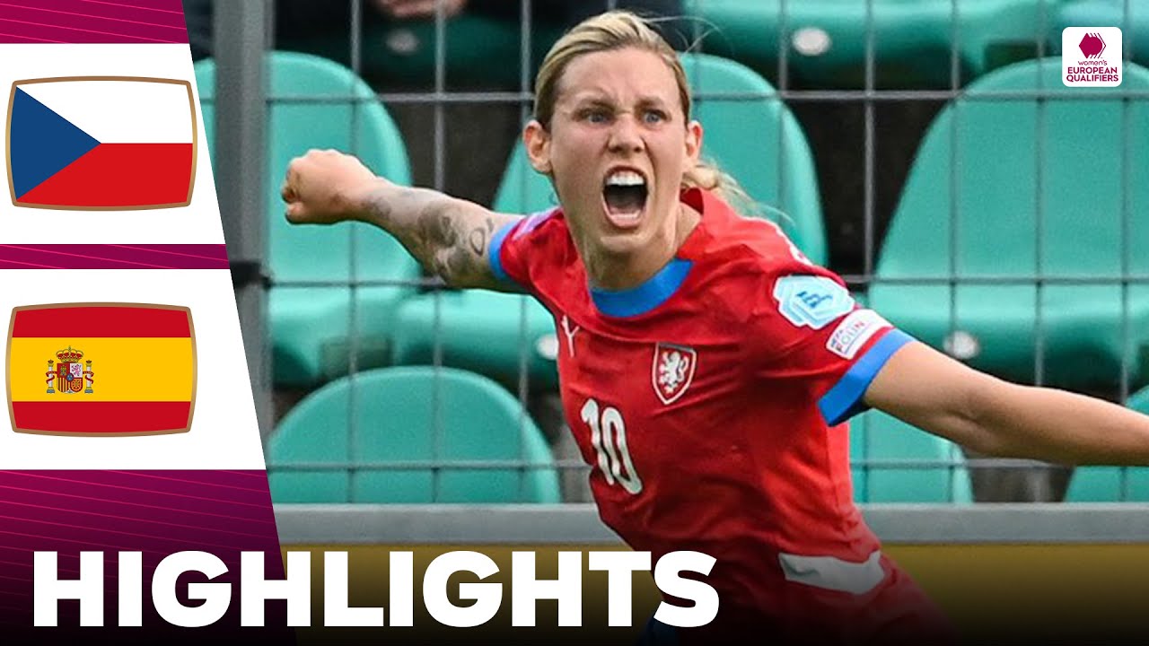 Spain vs Czechia | What a Surprise | Highlights | Women's Euro Qualifiers 12-07-2024