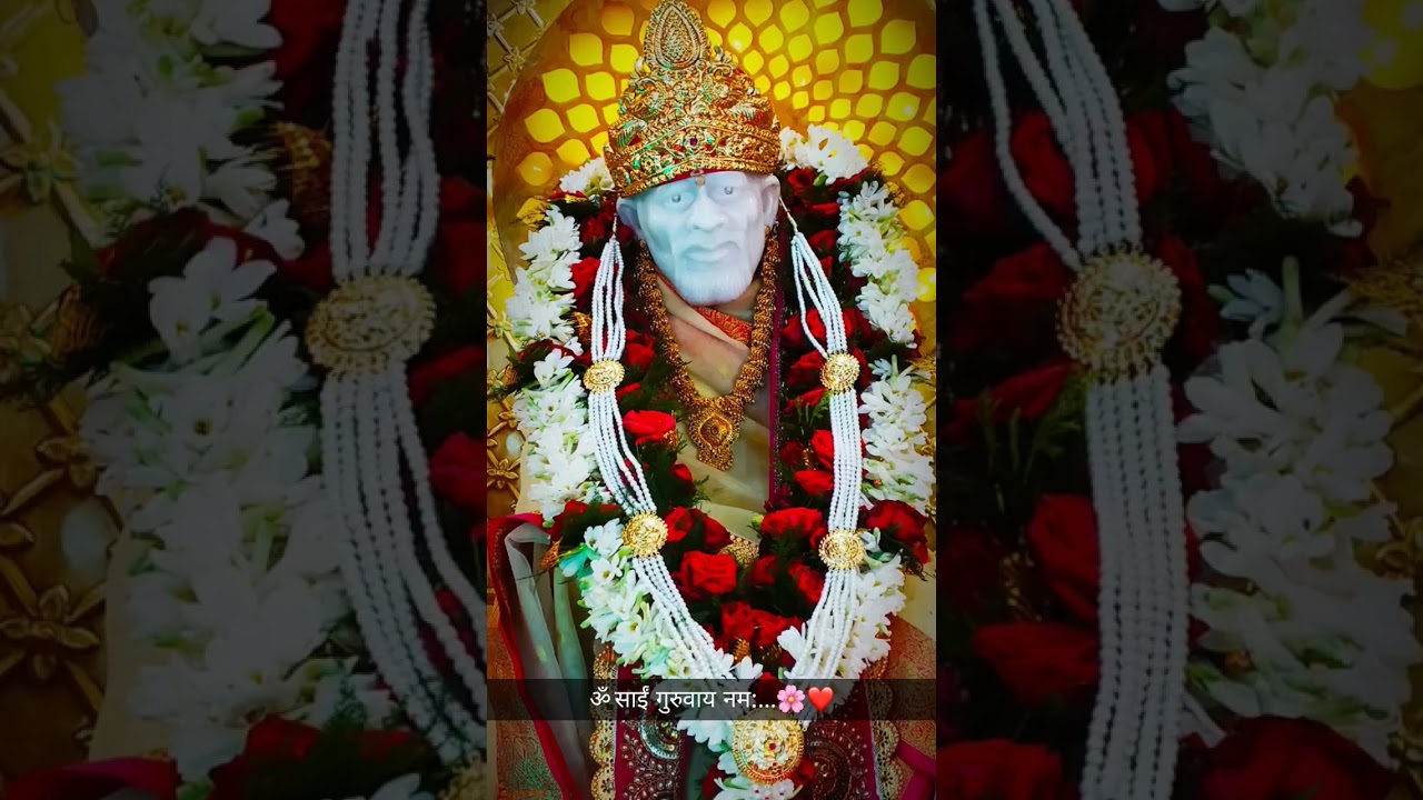साई❤️💫.    #sairam#saibabaaarti #sainath #Saibabastetas #malik #pratishirdi