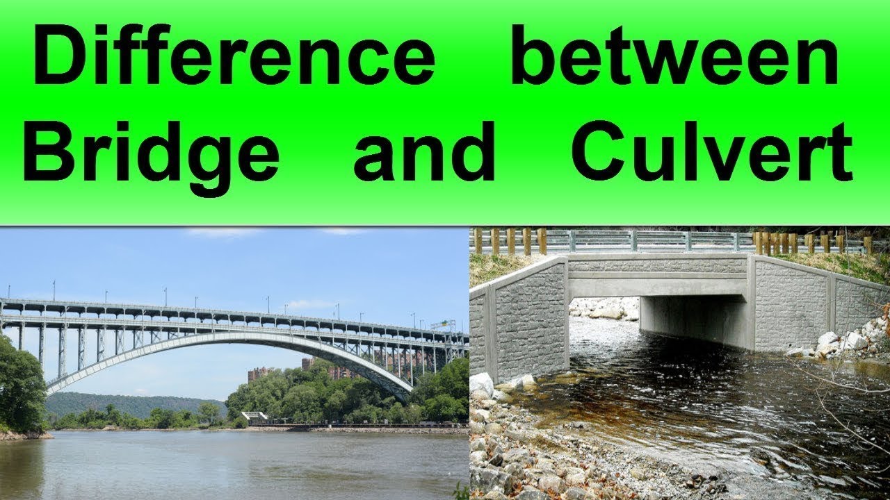 Difference between Bridge and Culvert