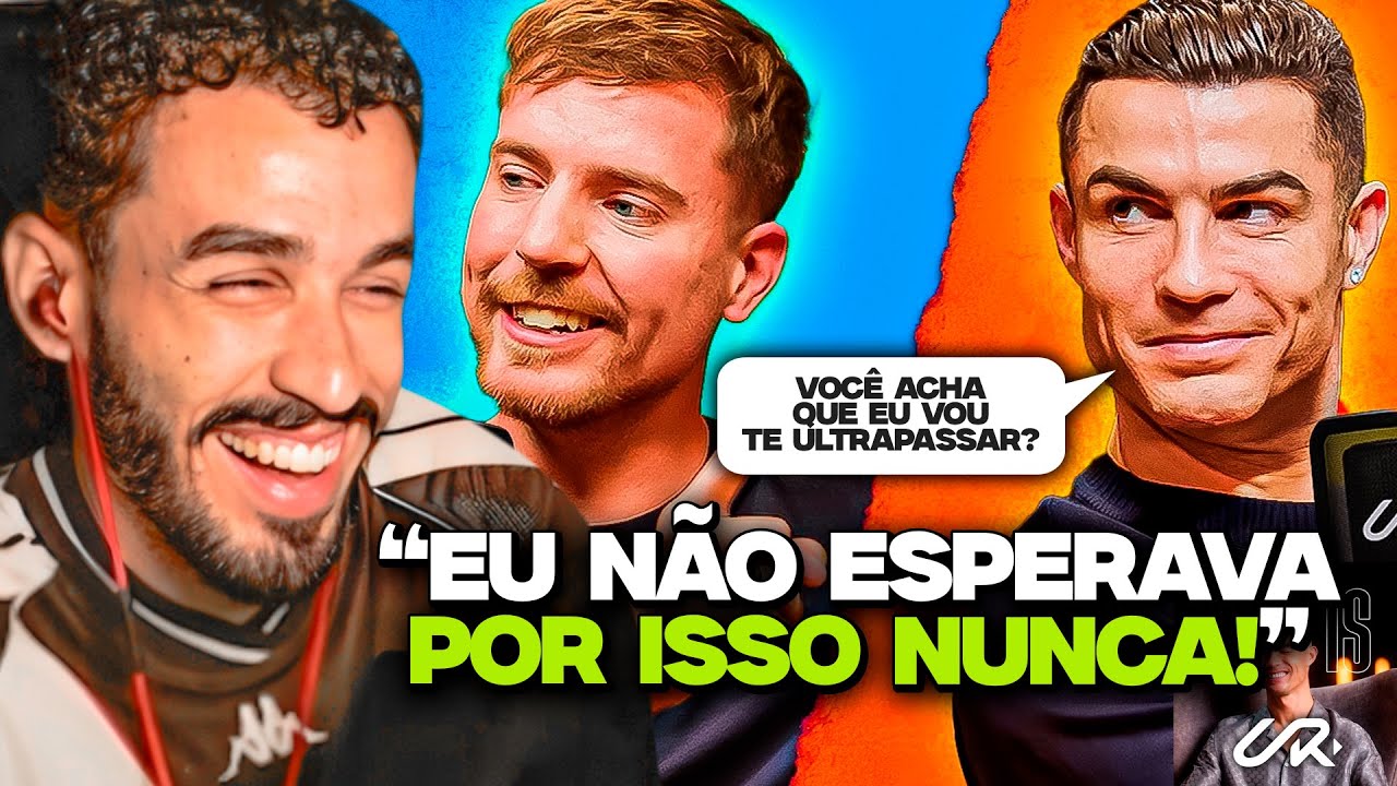 O DIA QUE O CR7 CONHECEU O MR BEAST E QUEBROU A INTERNET! | REACT CRISTIANO