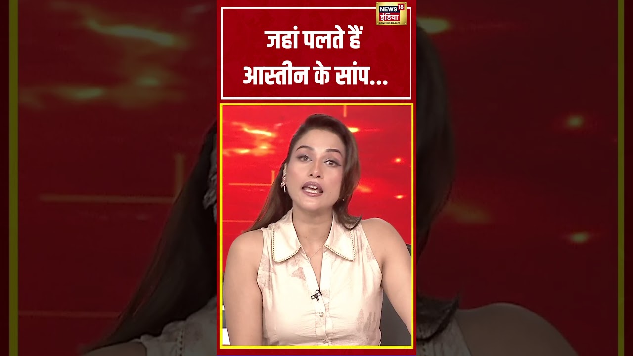 Goonj With Arpita Aarya: जहां पलते हैं आस्तीन के सांप... #poetry #goonjwitharpitaaarya #news18india