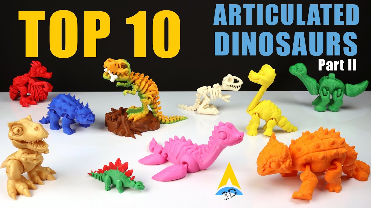 Best 3D Printed Dinosaurs!