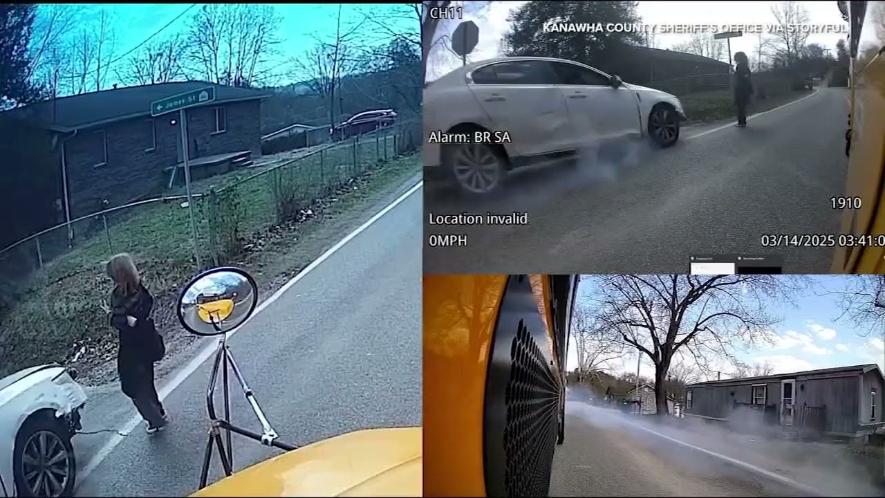 Video Shows Child Almost Hit by Car Illegally Passing School Bus