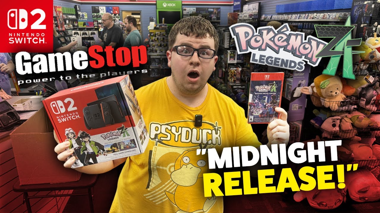 Я посетил релиз Pokemon Legends Z-A GameStop в полночь!