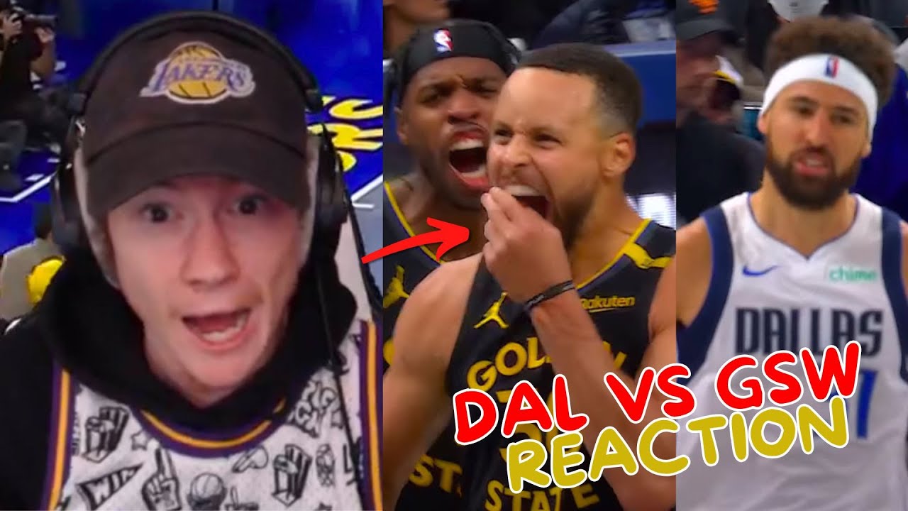 Reacting to Warriors vs Mavericks In-Season Tournament Game!