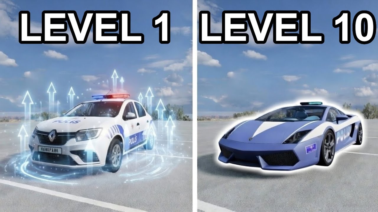 Suçlu Yakaladıkça Polis Arabam Gelişiyor! │ Beam.ng Drive