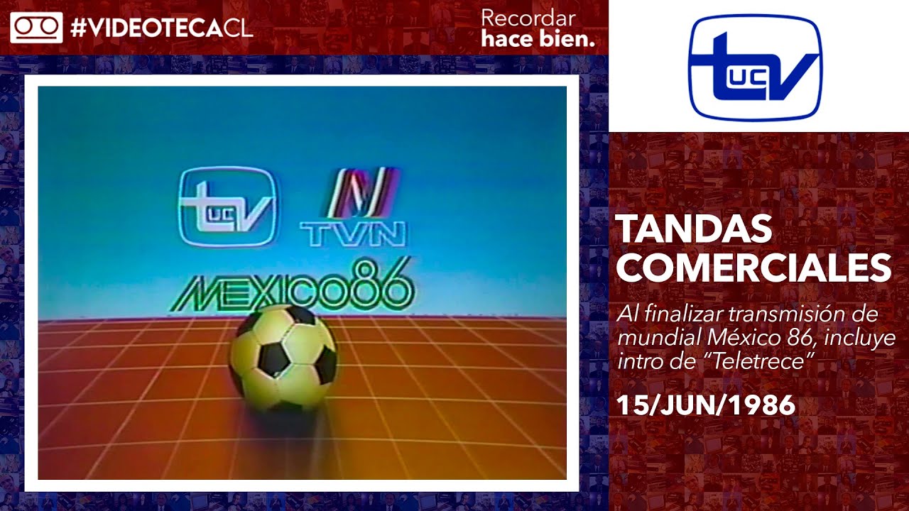 Tandas Comerciales Canal 13 (15 de Junio de 1986)