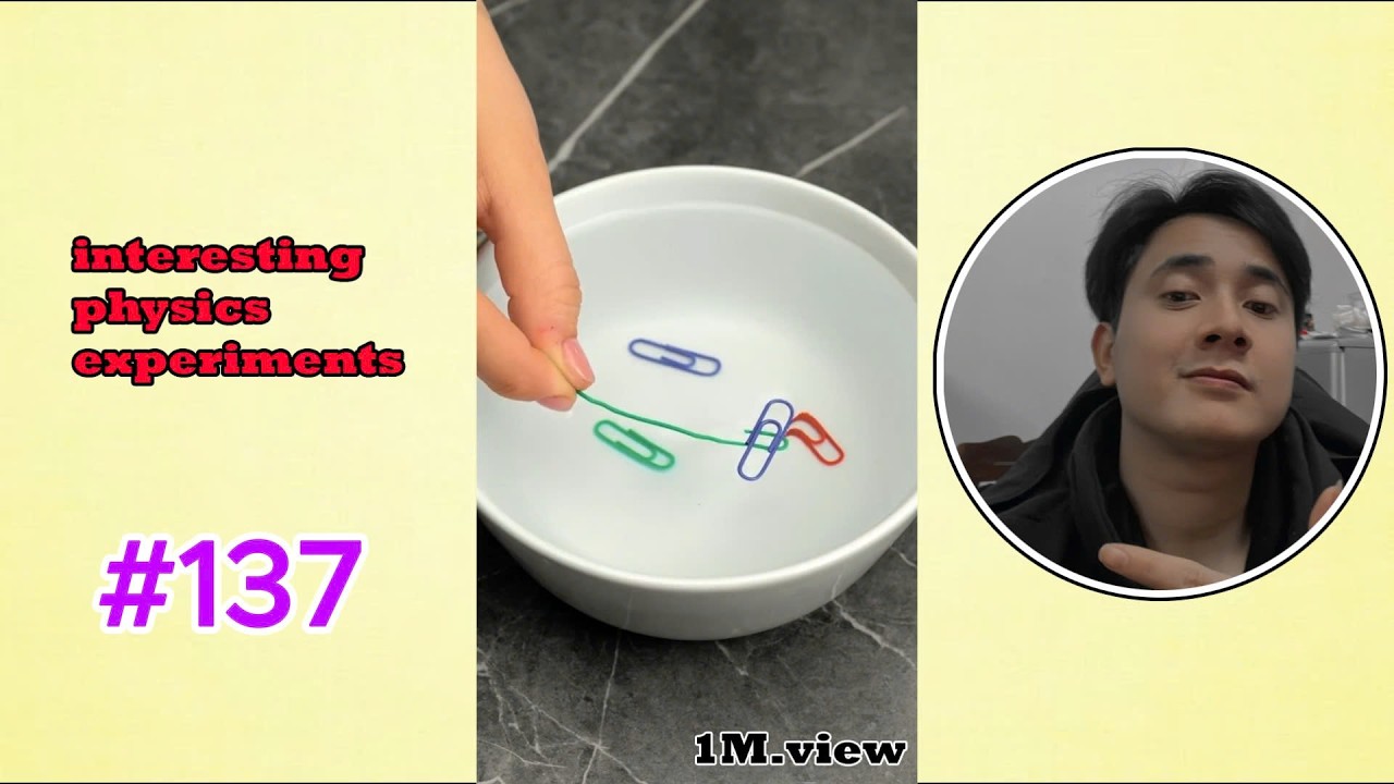 3 fun physics science experiments you can do at home🤫🤫🤫 #shorts#shorts #reaction #ytshortsvideo