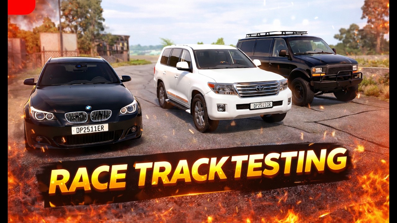 TESTING REGULAR CARS ON A RACE TRACK | BeamNG DRIVE
