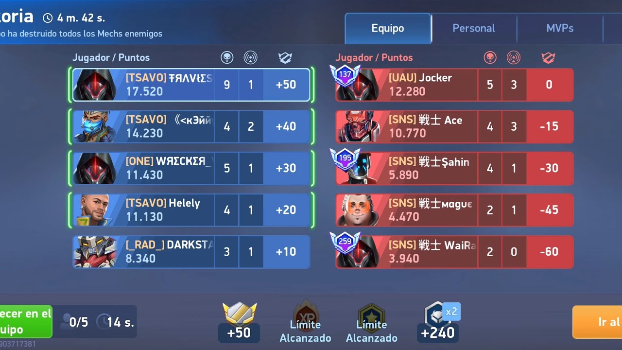 Mech arena Mode cpc TSAVO 🆚 SNS 