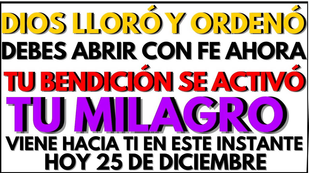 💰✨DIOS LLORA AL VERTE... ¡LA BENDICIÓN MÁS GRANDE DE TU EXISTENCIA VIENE ESTA NOCHE!💰
