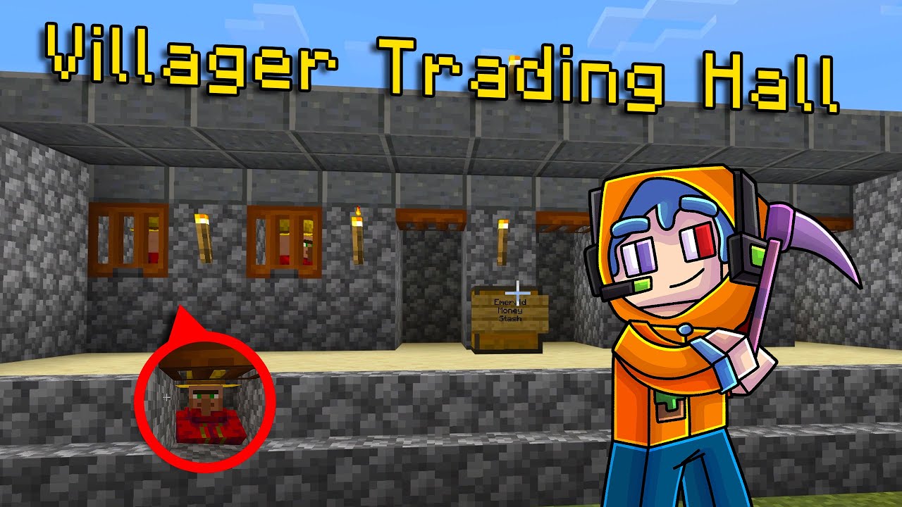 Villager Trading Hall & Storage System Builds!! | Minecraft Survival No. 3