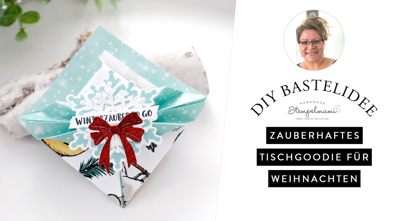 Zauberhaftes Tischgoodie f&uuml;r Weihnachten | Geschenkidee oder Mitbringsel |  Schokolade verpacken