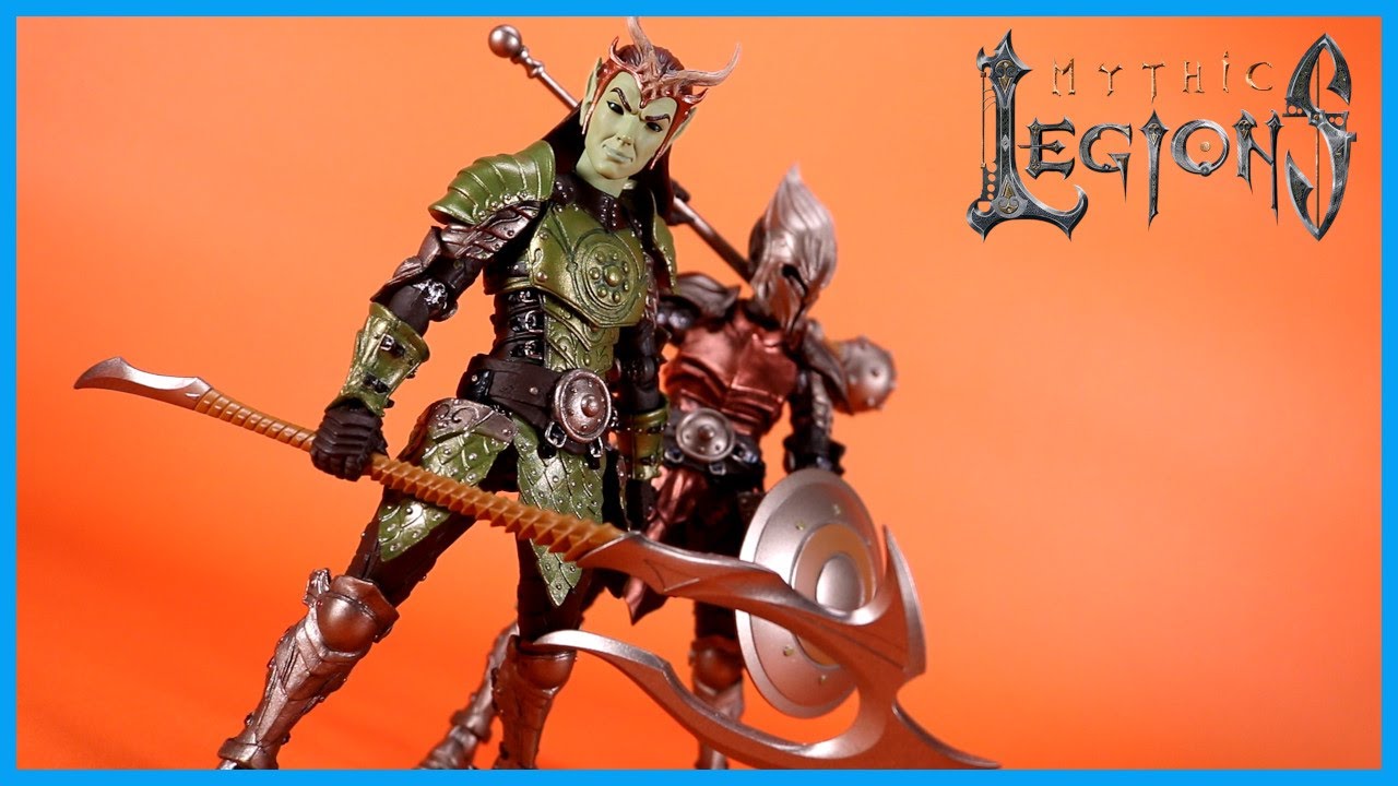 Mythic Legions Tactics War of the Aetherblade DELUXE MALE ELF LEGION BUILDER Action Figure Review