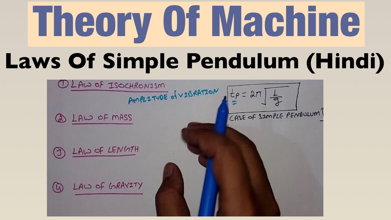 Laws Of Simple Pendulum (Hindi)