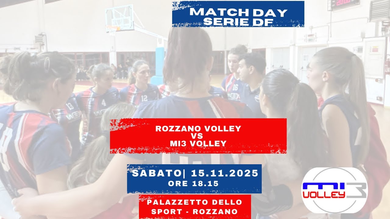 Serie DF: Rozzano Volley vs MI3 Volley 0-3