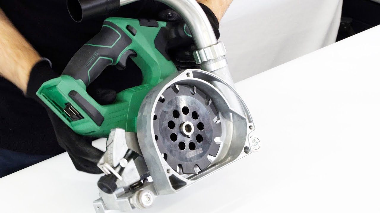 Leister Tutorial | Saw blade change of the cordless GROOVER 500-LP