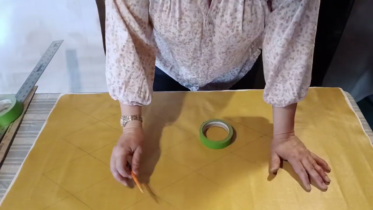 Part 1: How to paint an Early American floor cloth