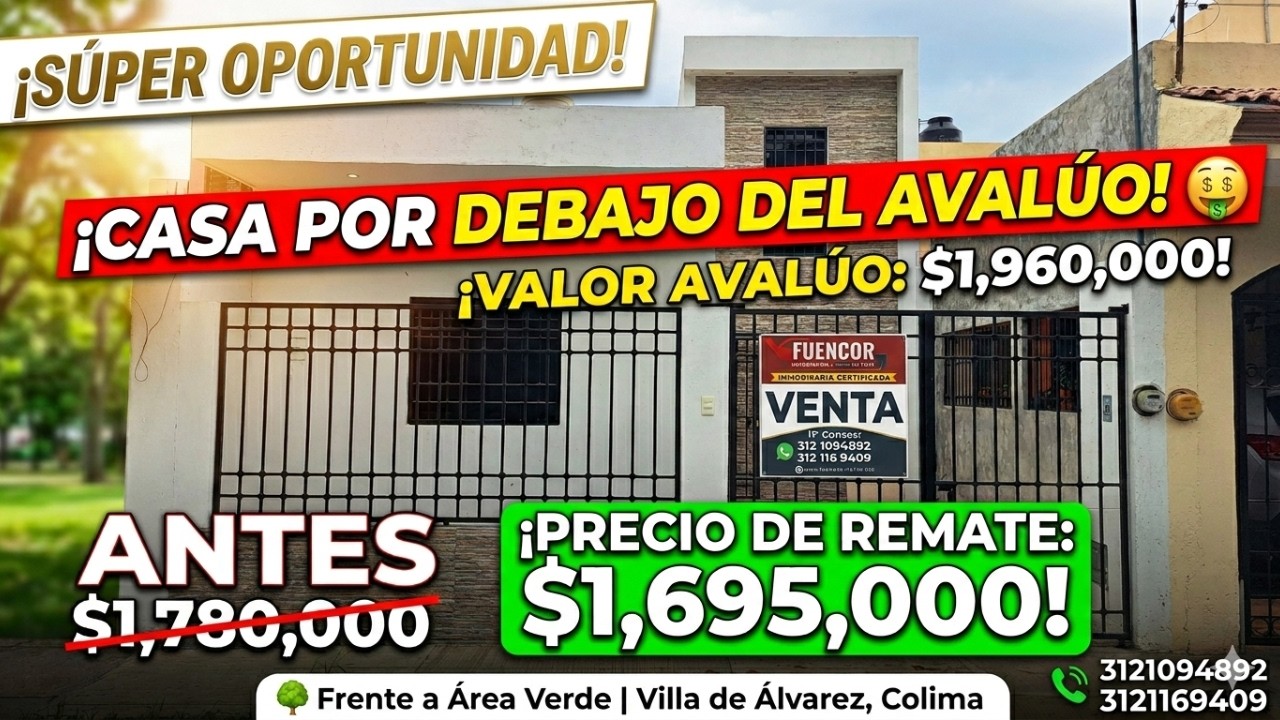 ¿Buscas casa buena bonita y barata? ¡Mira esta oportunidad!