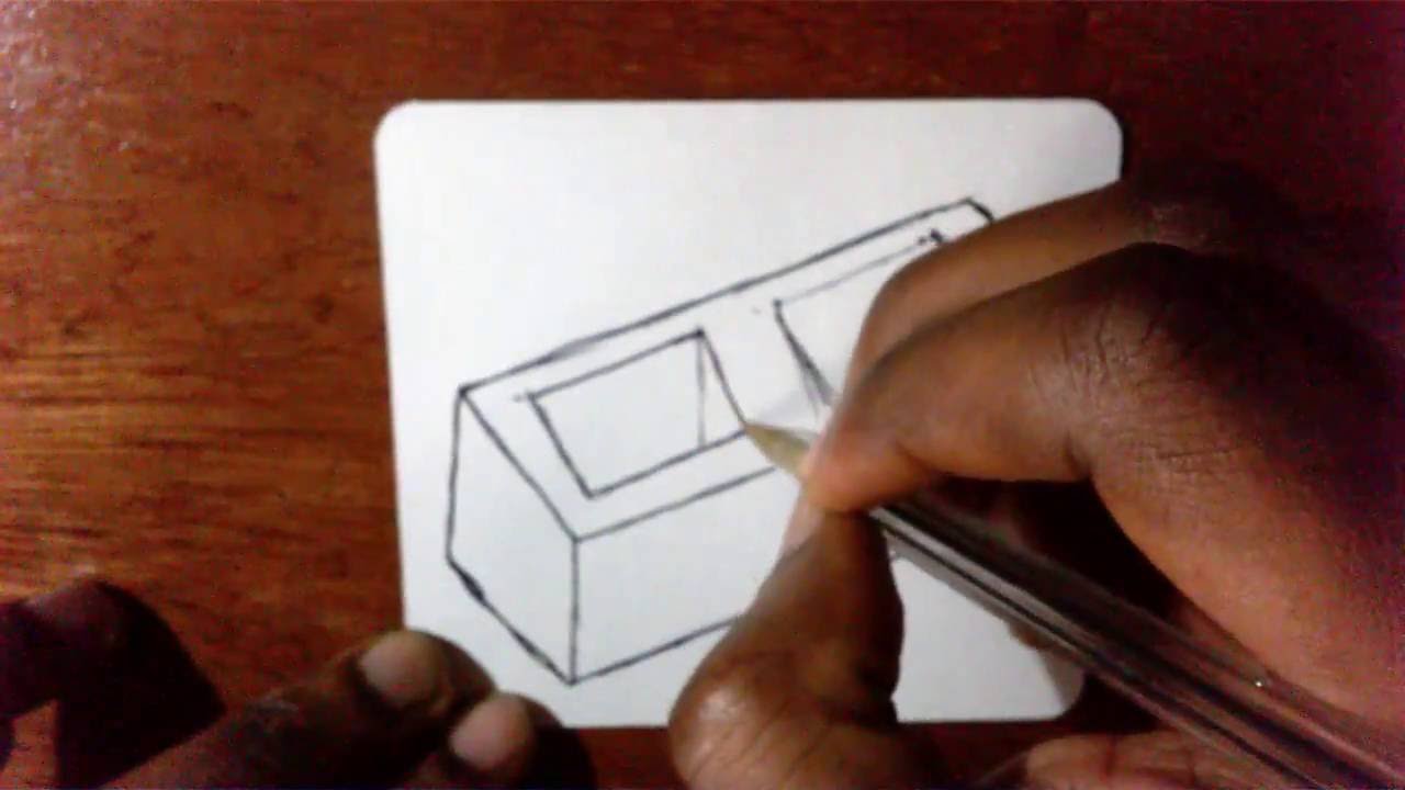How To Draw a Cartoon Cinder Block/Building Block