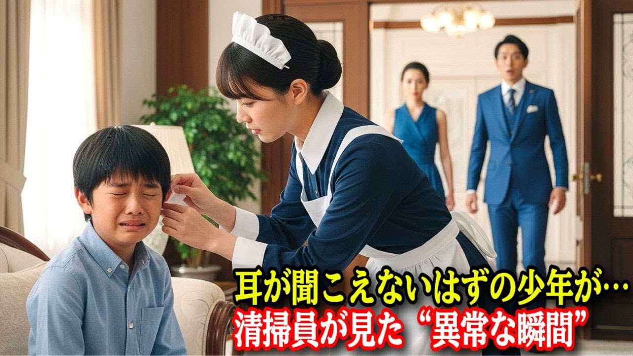 生まれつき耳が聞こえない大富豪の息子。新人の清掃員がそのかすかなサインに気づいた瞬間、運命が動き出した。