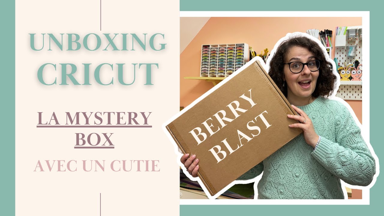 Mystery Box Cricut Berry Blast - avec un Cutie à l'interrieur !
