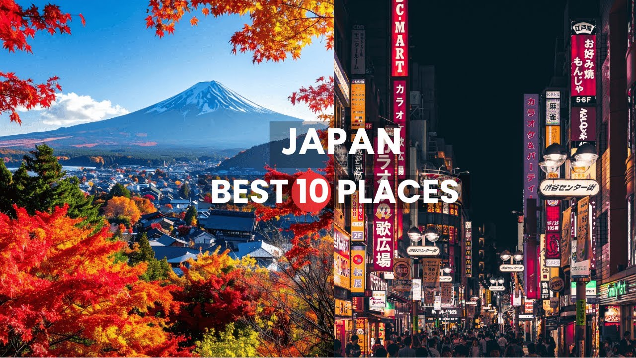 10 Amazing Places to Visit in japan | Travel Video 4K