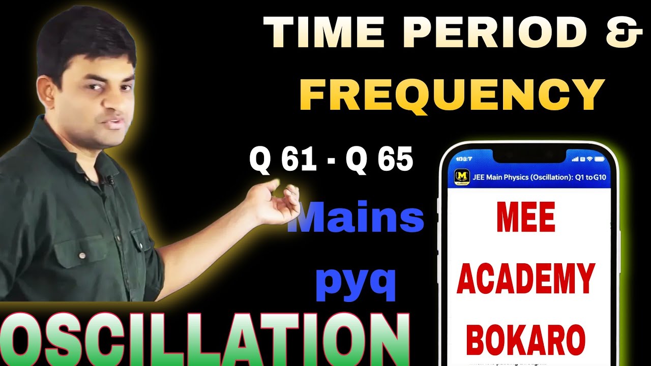 Oscillation PYQ (JEE Main) | Time Period & Frequency Complete Theory + Questions | Best Coaching