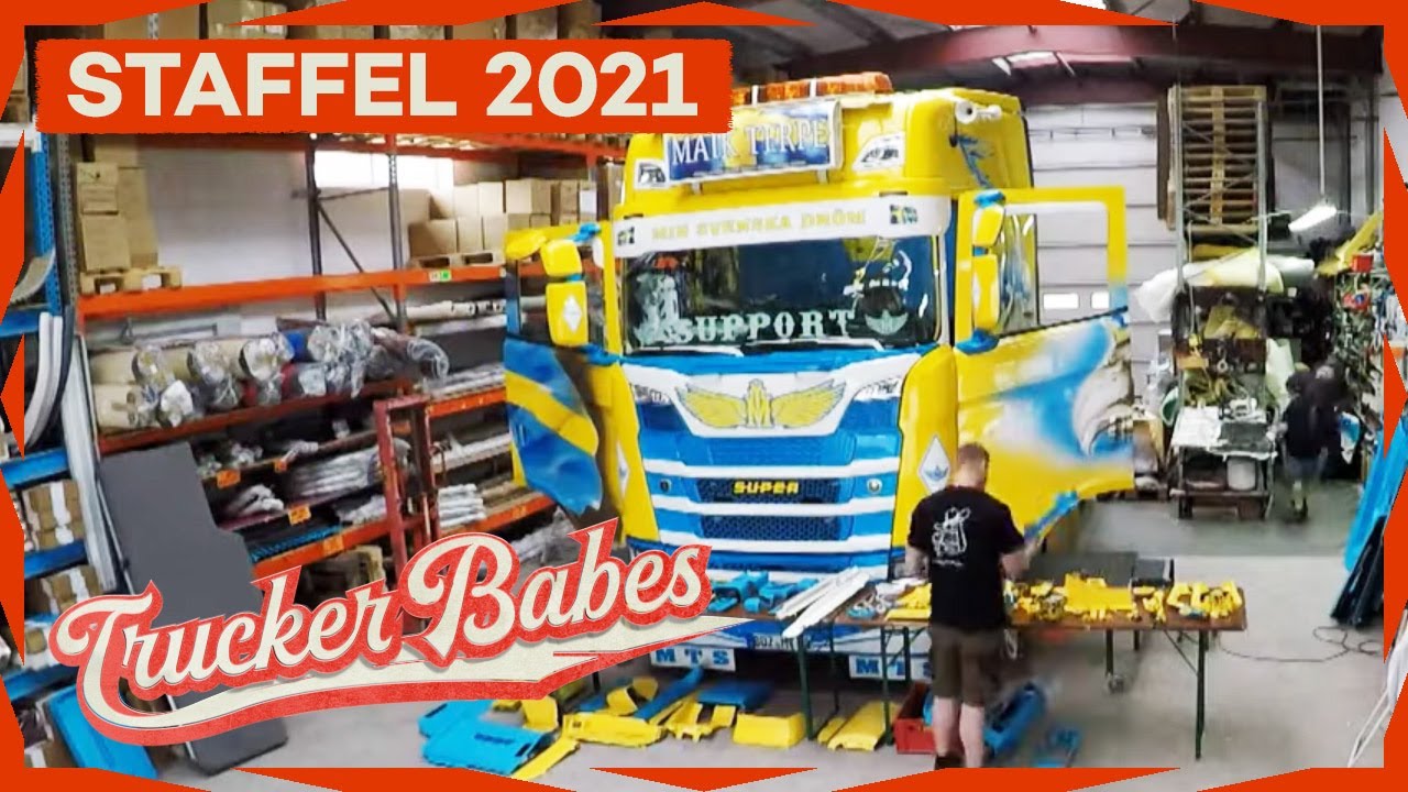 Nicoles Showtruck bekommt ein neues Tuning | Trucker Babes | Kabel Eins