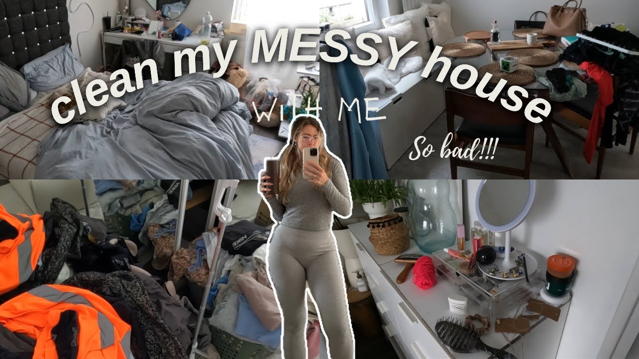 EXTREME HOUSE DEEP CLEAN| cleaning & organising motivation| VERY MESSY!