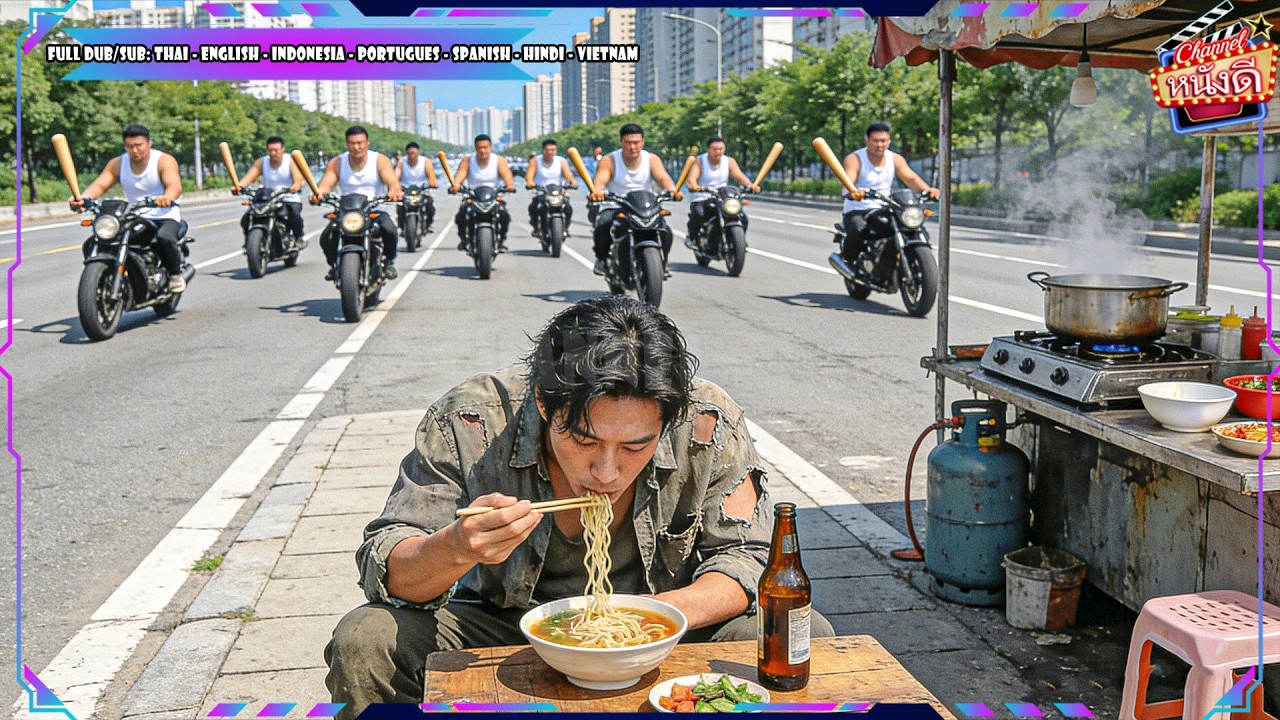 เทพสงครามกำลังกินข้าว ถูกอันธพาลไล่ไป จึงเดือดต่อยพวกมันด้วยมือเดียว