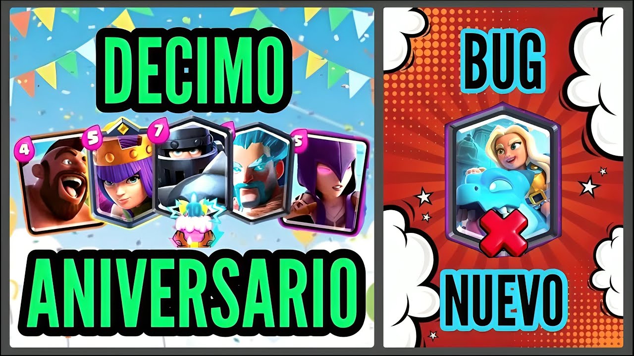 El evento MÁS IMPORTANTE de Clash Royale: su fiesta de 10 años