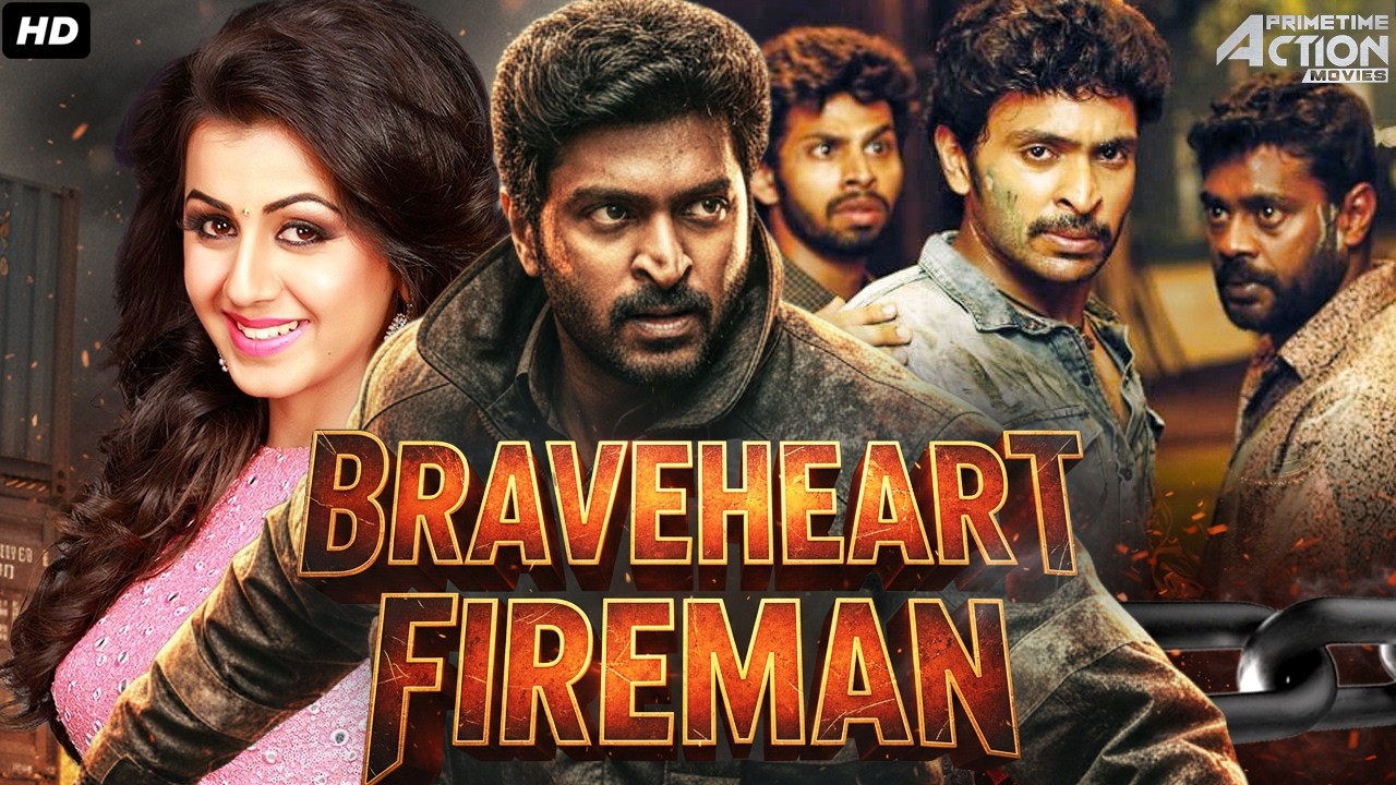 Braveheart Fireman - Hindi Dubbed Full Movie | Vikram, Nikki Galrani, Bindhu | Romantic Action Movie