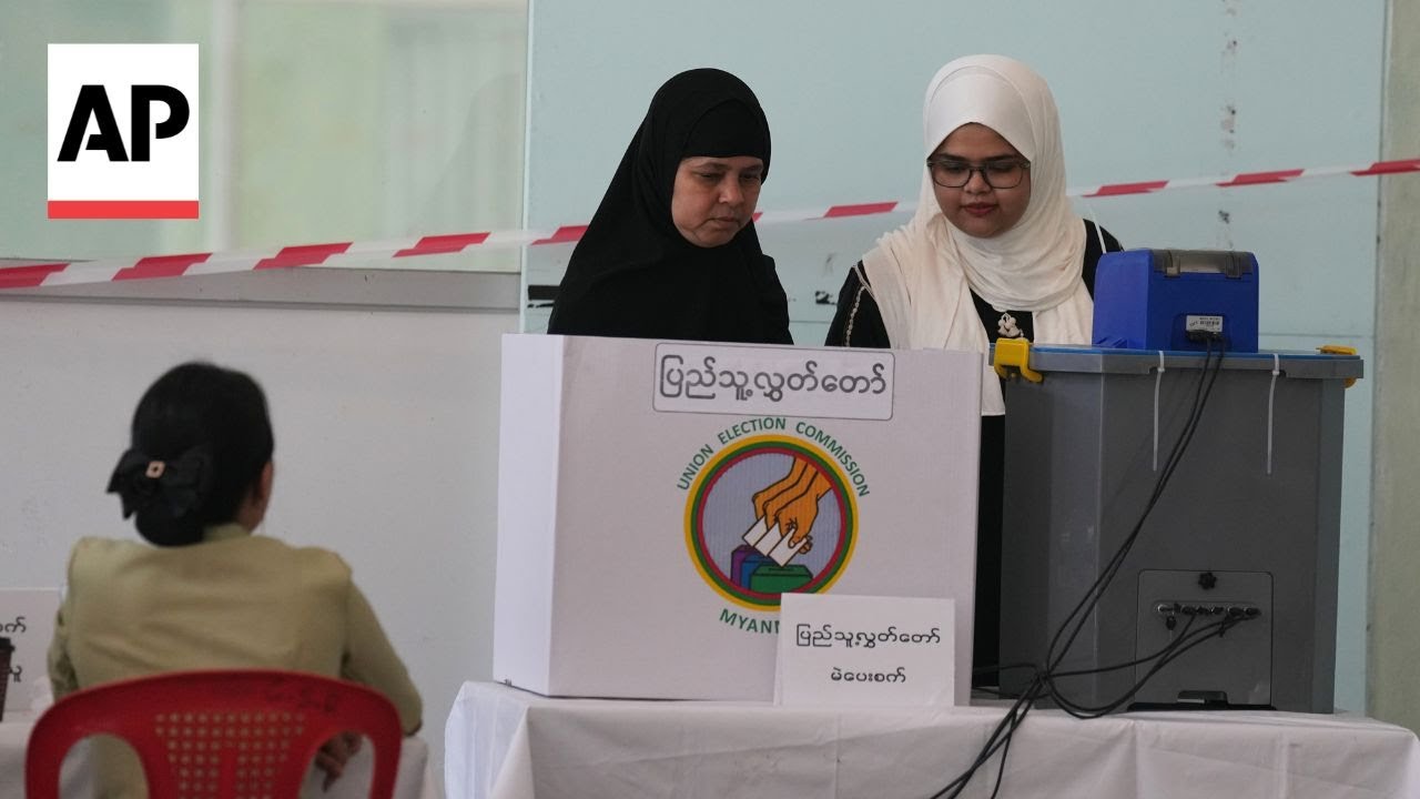 Voting gets underway in Myanmar's first election in five years