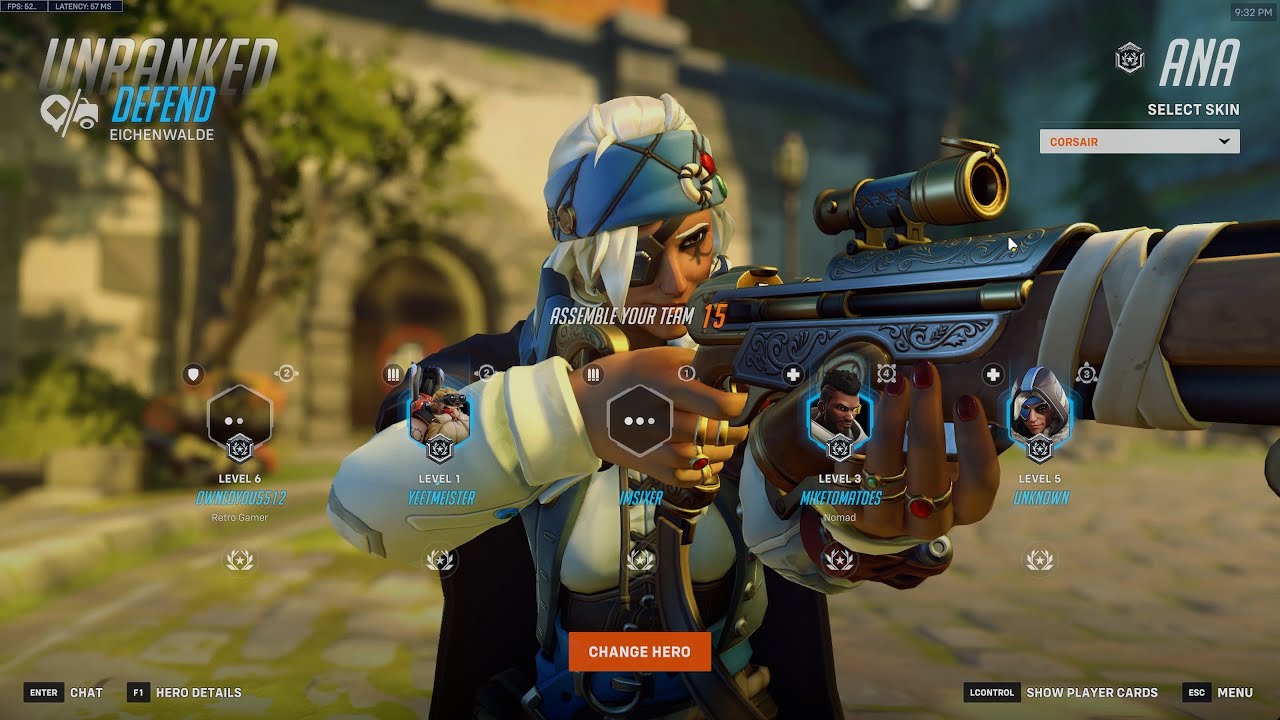 Overwatch 2 Ana (No Commentary) Gameplay (PC 1440p 60FPS)