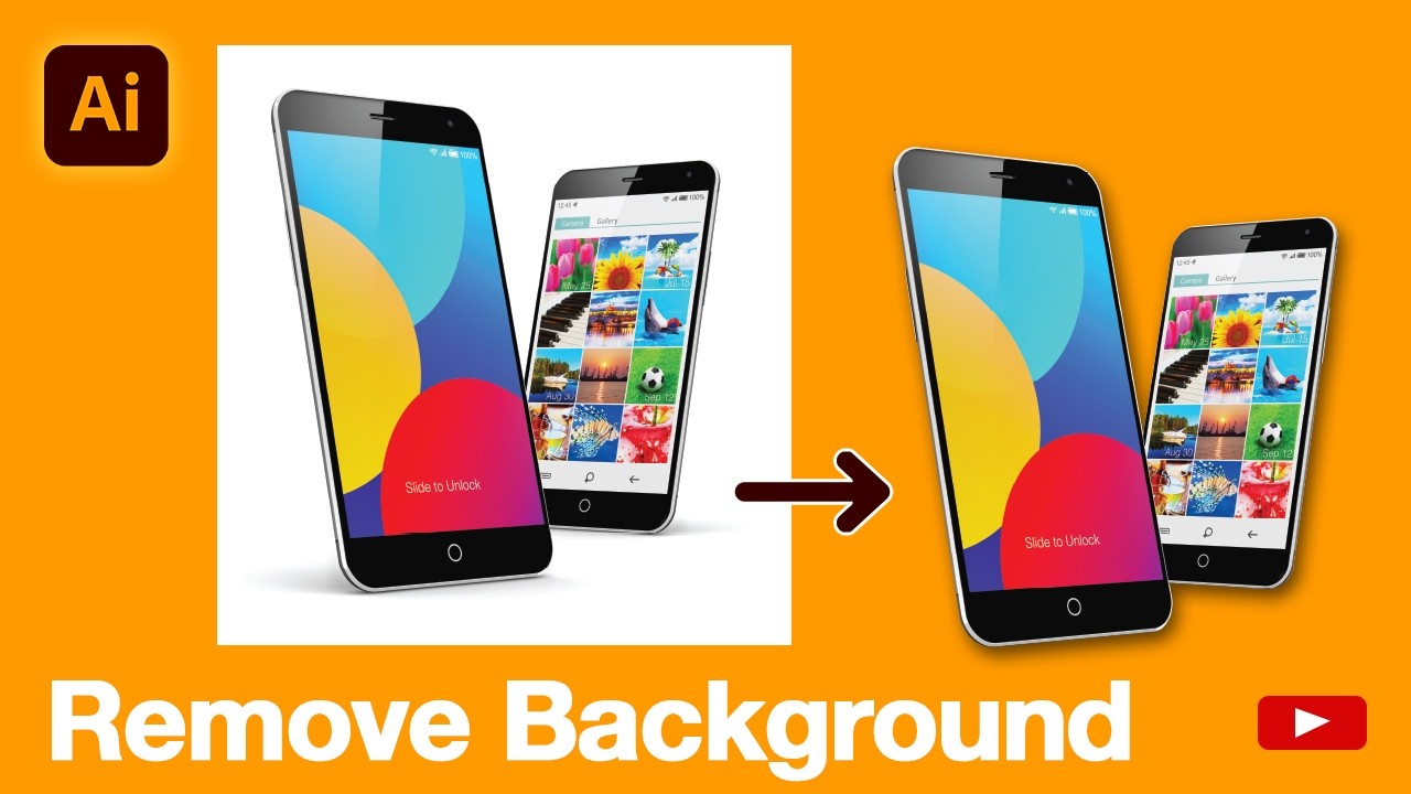 Remove Background from an Image in Adobe Illustrator
