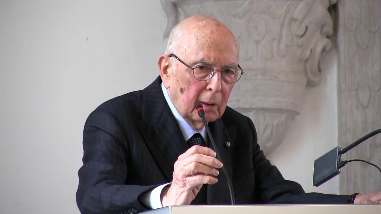 L'intervento di Giorgio Napolitano, Presidente Emerito della Repubblica