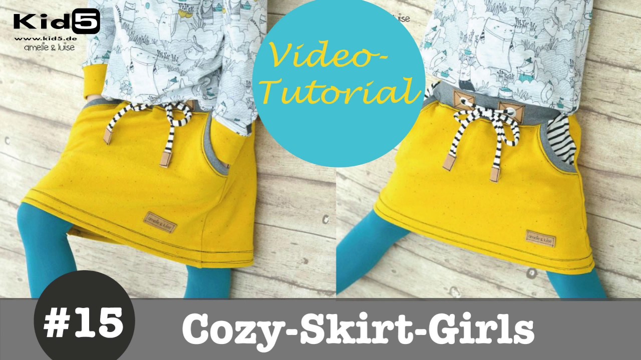 Sweat-Rock f&uuml;r M&auml;dchen selber N&auml;hen  DIY-N&auml;h-Tutorial