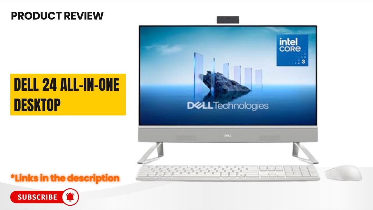 Обзор моноблочного компьютера Dell 24 дюйма | Intel Core 3 100U, 8 ГБ DDR5, 512 ГБ SSD | Лучший П...