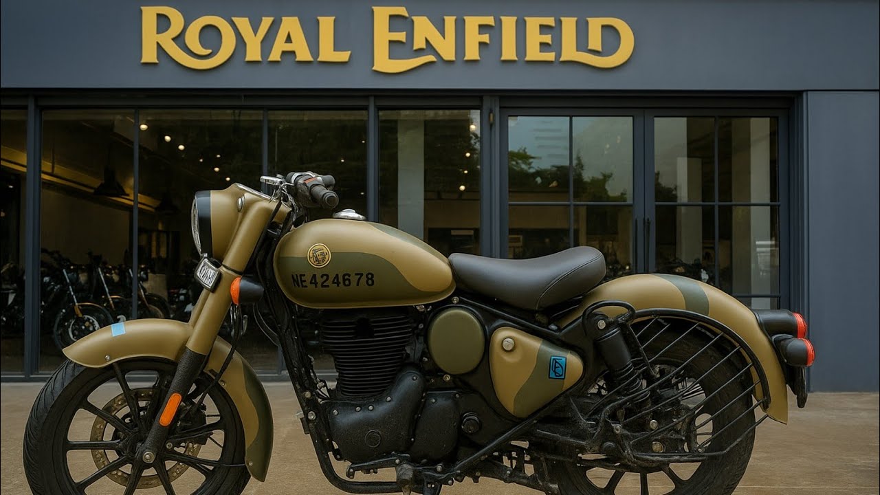 CLASSIC 350 COMMANDO SAND SINGLE SEAT WITH ALLOY WHEEL #royalenfield #classic350 