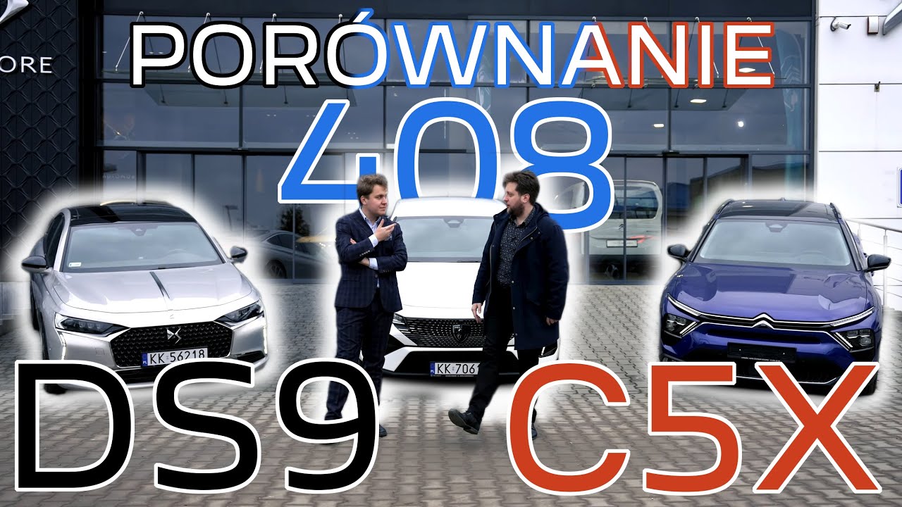 Peugeot 408 vs Citroen C5X vs DS9 -  WIELKIE PORÓWNIANIE I Auto Centrum Golemo