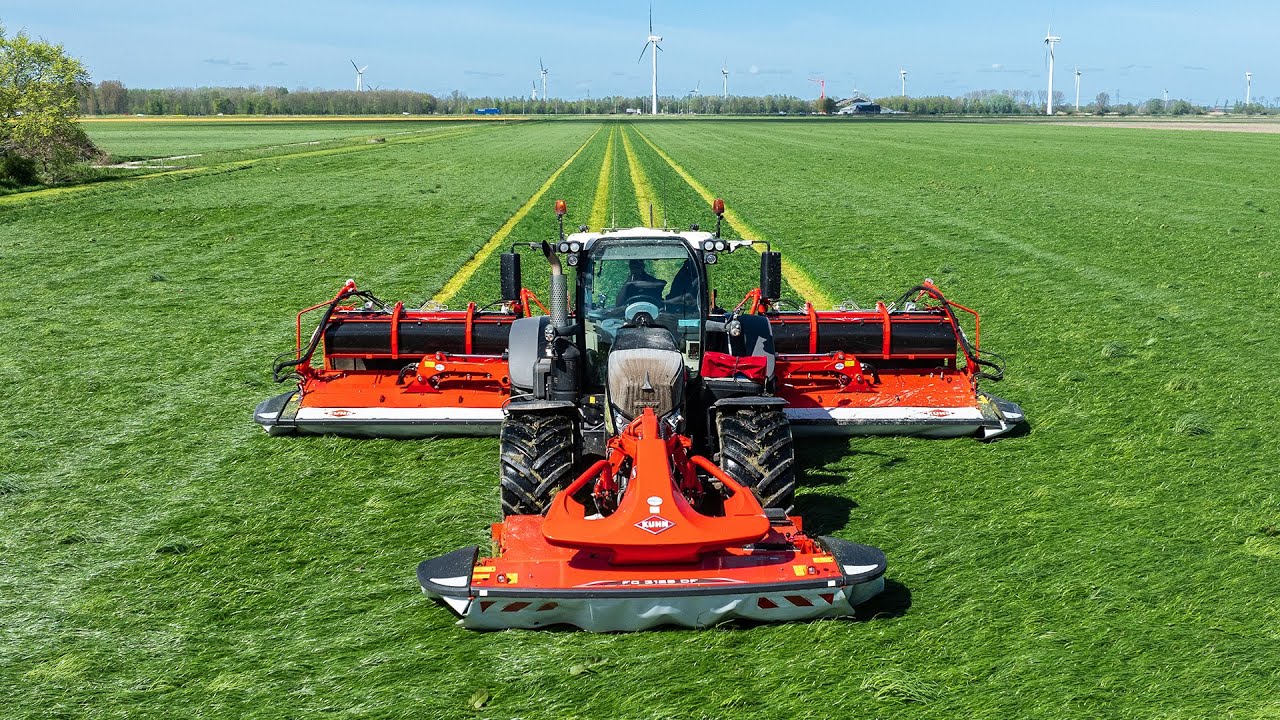 First Cut of Grass | Fendt 724 Vario Black Beauty | Kuhn Triples | Breure de Waard