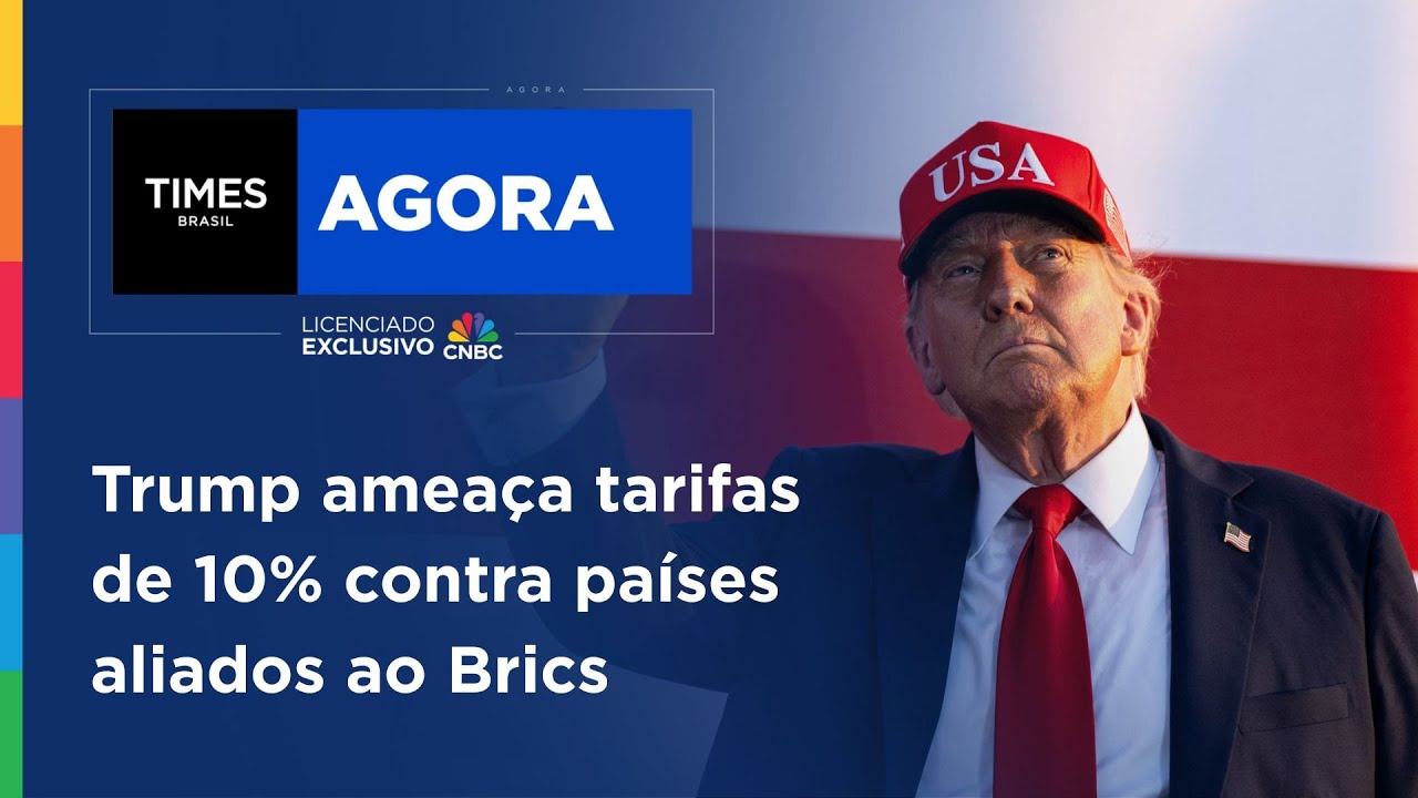 Trump ameaça tarifas de 10% contra países aliados ao Brics; entenda