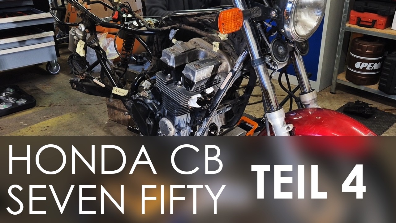 Honda CB SevenFifty - Revision - Teil 4 - Demontage von Motor & Anbauteilen