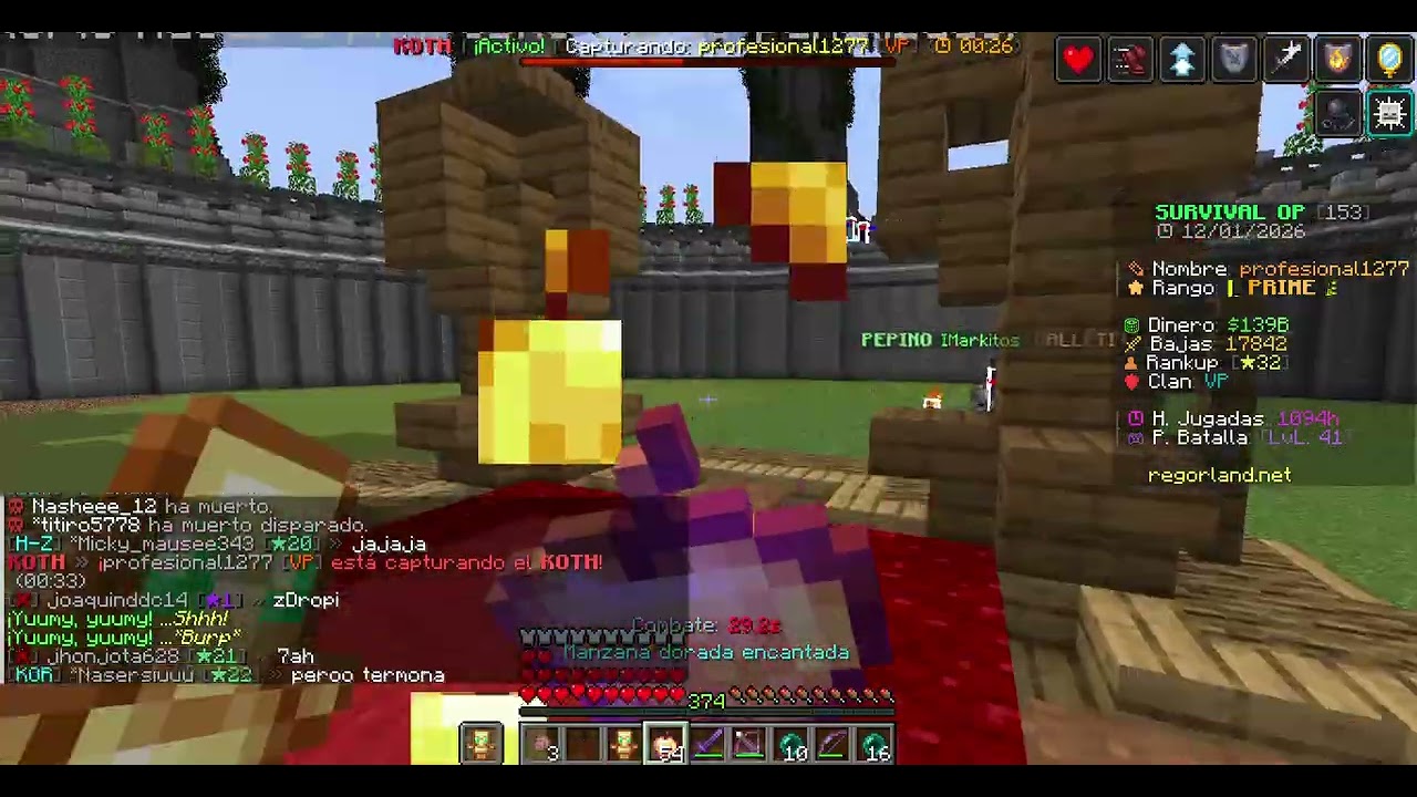 un mazero me intento dropear en koth :o