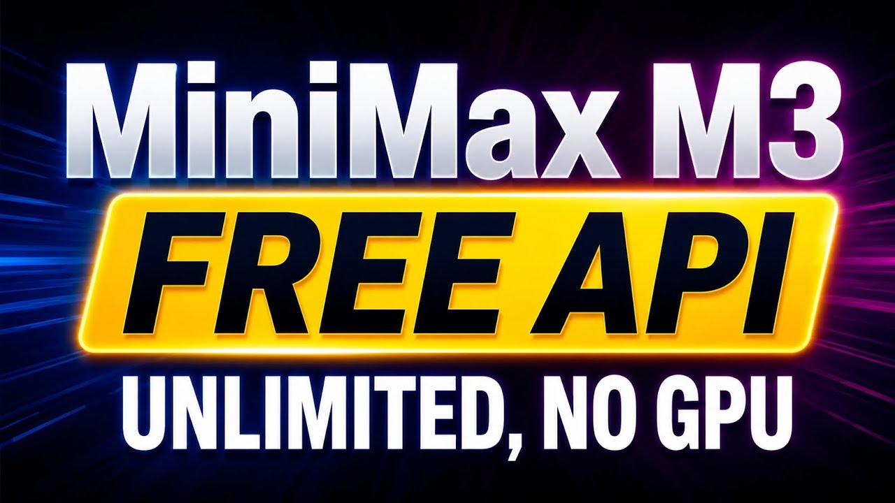 MiniMax M3 Free API, Unlimited, No GPU 