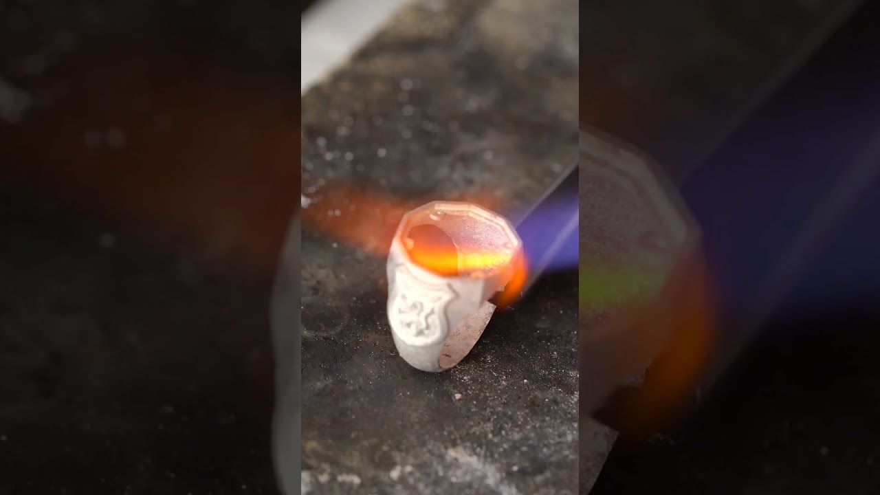 How to make mens sterling silver ring? #mensring #lionring #jewerlymaking #minimalistdesigns