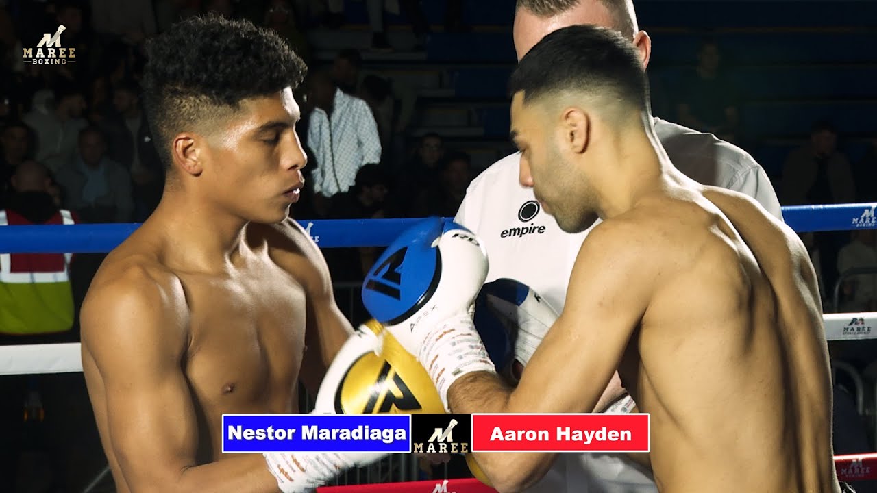Aaron Hayden vs Nestor Maradiaga at Oldham Sports Centre (30.11.24)