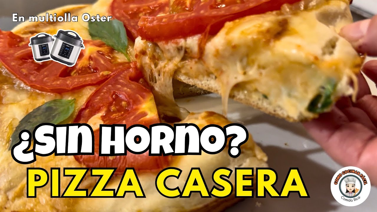 ¡Pizza sin horno en MULTIOLLA OSTER ! Masa casera, esponjosa y gloriosa 🍕✨ RECETA FÁCIL
